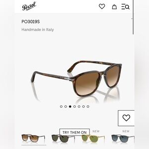 Persol sunglasses EUC PO3019S handmade in Italy - barely worn!